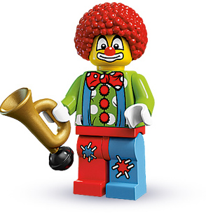 8683-4 circus clown