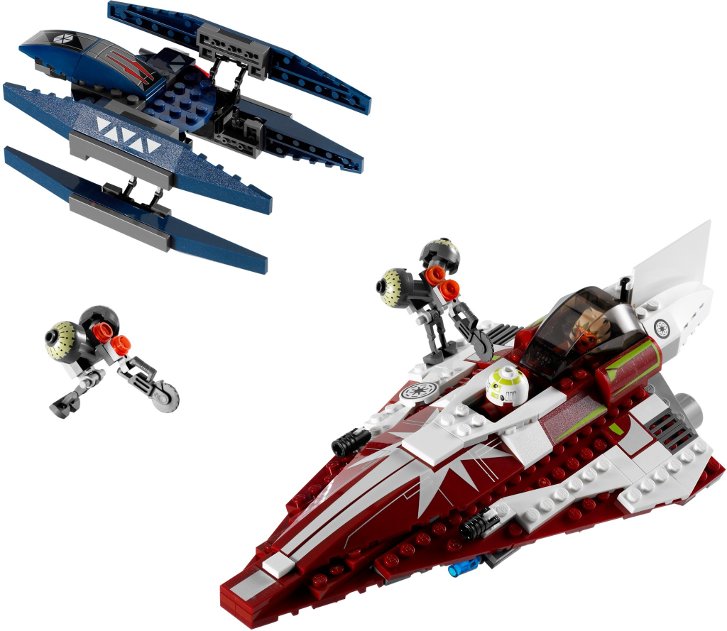 7751-1 Ahsokas Starfighter and Droids